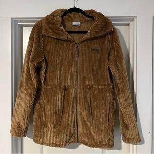 Columbia teddy fleece zip up